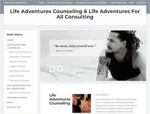 Tablet Screenshot of lifeadventurescc.org